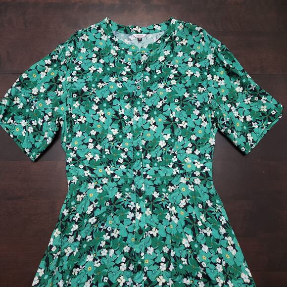 The Kit Cobie Shirtdress Green Primrose Size 12 - Picture 3 of 7